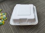 Biodegradable compostable bagasse 8inch compartment lunch paper boxes for fast