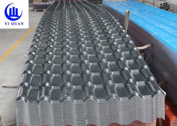 Synthetic Resin Pvc Sheet For Roofing Corrugated Or Trapezoidal Double Roman