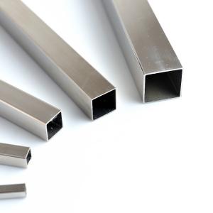 China Structure Application 201 304 Stainless Steel Square Tube / Stainless Steel Rectangle Pipe ASTM A312 factory