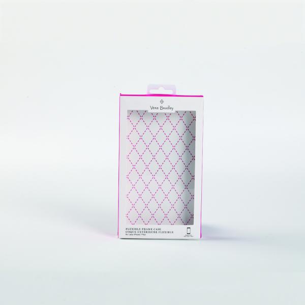 China Plastic Blister Tray Packaging Cell Phone Case Packaging Box with Pvc Window factory