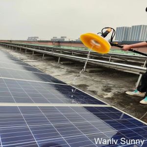 5.5m Handle Brush for Single-Head Rotating Lithium-Power Solar Panel Cleaning