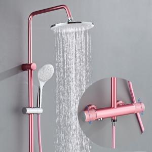 China Surface Plating Bathroom Shower Faucets Stainless Steel Hot And Cold Tap factory