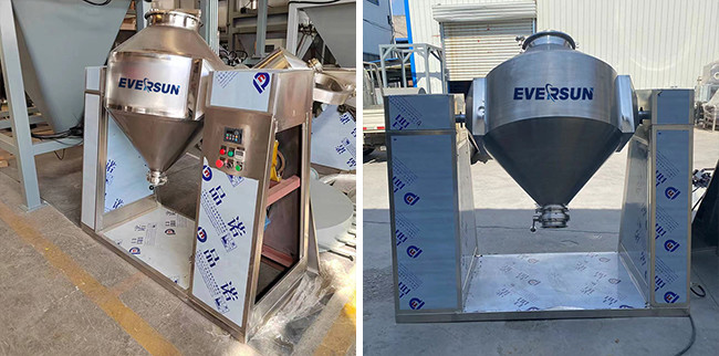 Explosion Proof Double Cone Powder Mixer 120kg Conical Mixer For Granular