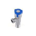 1/2"X1/2" SS304 Brushed Angle Valve Water Flow Control Angle Stop Valve