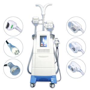 China 6 Handles 40khz Ultrasonic Cavitation RF Cryolipolysis Slimming Machine factory