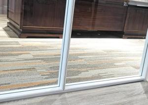 China 10mm Single Glass Partition Wall System With 79mm Aluminum Framed Sound Insulation factory