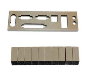 China FOF EMI Shielding Gasket Material Fabric Over Foam Conductive factory