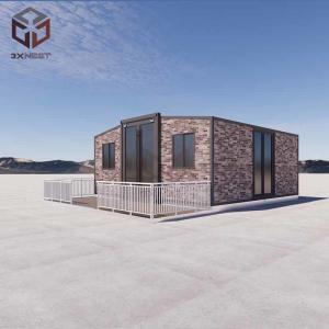 China Earthquake Grade 8 Double Wing Steel Structure Container Prefab House factory