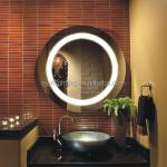Wall Mounted Round Backlight Mirror for Bathroom 5mm Environmental Silver Mirror