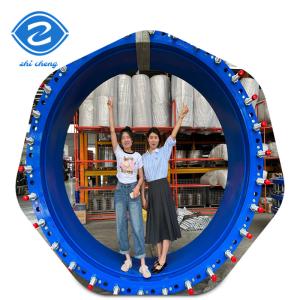 China Flange Dismantling Telescopic Joint For Hdpe Pipe ISO Drilling Double Flange Cast Iron Valve Fittings factory