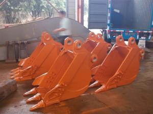 China High Strength 0.25-1.4cbm Capacity Excavator Bucket factory