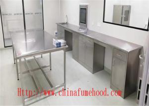 China Customized Made Size Original Metal Color Lab Bench Furniture Stainless Steel Lab Furniture for Hospital Laboratory factory