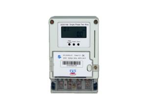 China Anti Aging Properties Single Phase Electric Meter , Infrared Kwh Meter 1 Phase factory