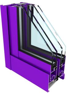 China 6063 Glue Injection Aluminium Window Frame Extrusions factory