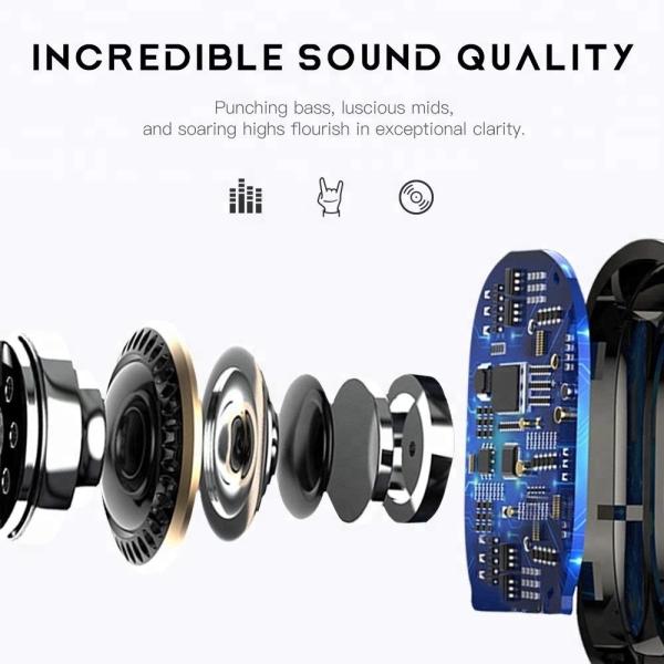 Hot Sale Best Quality Handfree Tws Bluetooth Durable Earbuds Running Earphones