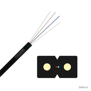 China GJFXH outdoor drop cable light ftth 1/2/4 core fiber optic Single mode G657 fiber lszh material lszh networking factory