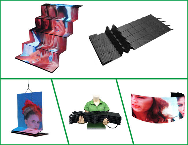 P4 Wall Mounted Indoor Advertising LED Display 1500 Pixels / ㎡ For Shopping Mall