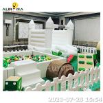 Indoor Soft Play Equipment Inflatable Bounce House Ball Pit With Soft Play