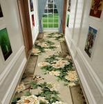 Polyester Fiber Custom Commercial Rugs Entrance Corridor Stairway Hotel Mat