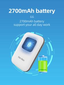 China 2100mAh Battery FDD TDD LTE 4G MIFI Router 150Mbps With LED Screen factory