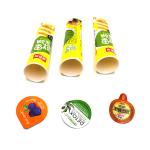 Custom Printing 22mm To 144mm Aluminum Foil Lid Paper Tube 120 Micron