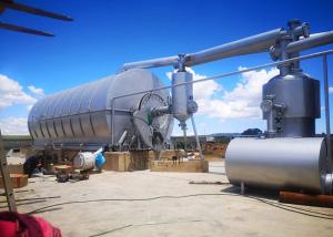 China Small Waste Tyre Pyrolysis Plant To Fuel Oil Environmental Friendly factory