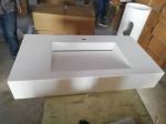 White Wall Hung Basin UV Resistant Anti Yellowing Long Service Span