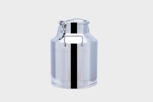 China stainess steel 304 food grade fruit juice store carriage 30L milk can factory