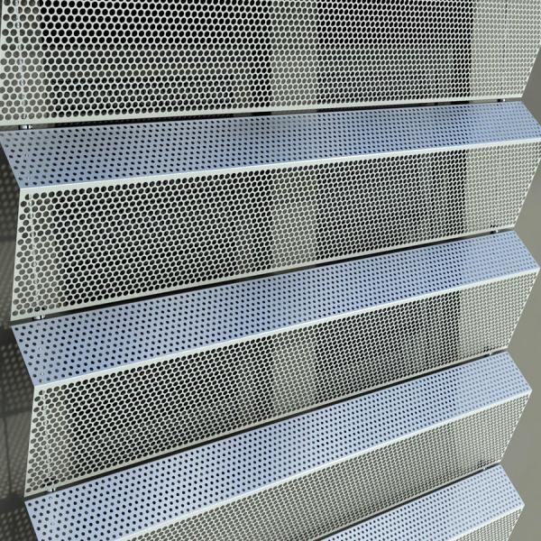 Custom Corrugated Aluminum Wall Panels PVDF coating / Powder Coating