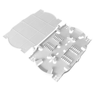China ABS Plastic Box Type Fiber Optic Splice Tray for Installation Protection Class IP54 factory