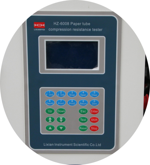 220V 50Hz Paper Tube Packaging Testing Instruments Antiwear Durable