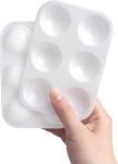 Easy Clean Plastic Paint Pallet Tray Painting Tools For Acrylic Drawings