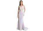Sleeves Elegant Arabic Long Dresses , Floral Wedding Arabic Bridesmaid Dresses