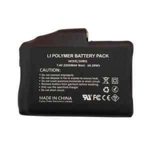 China 15Wh 2000mAh 2S 7.4V Li Polymer Battery Pack factory