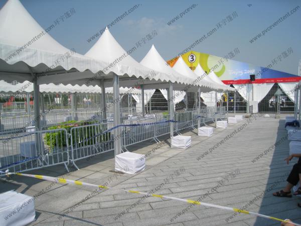 Transparent Luxury High Peak Tents , Mini Pagoda Canopy With PVC Windows /