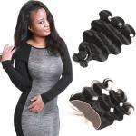 Long Raw 9A Virgin Brazilian Hair Extensions , Brazilian Unprocessed Virgin Hair