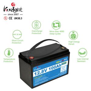 China 12v 100ah Battery Lifepo4 Battery Pack Lithium Cell Lifepo4 Batteries factory
