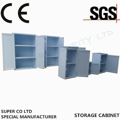 Dual Doors PP Plastics Corrosive Storage Cabinet For 45 Gallon