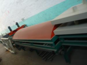 China Full Automatic Fiber Glass Magnesium Oxide Sheet Construction Material Making machine Larger Capacity 1500 Sheets factory