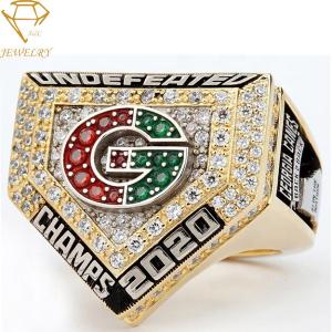 China 316L High School Football State Championship Rings factory