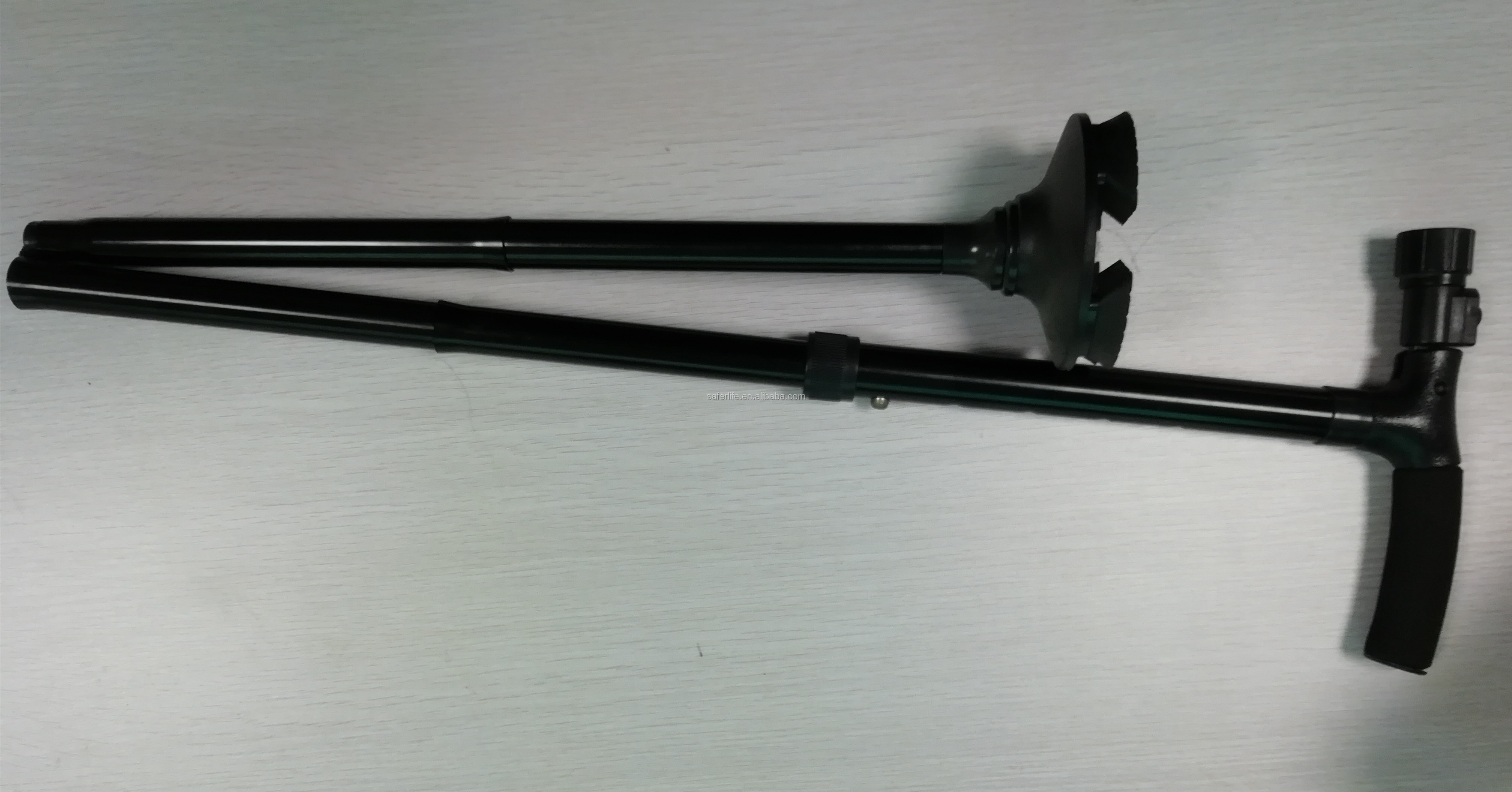 Aluminum Collapsible Cane Walking Stick Folding Cane With Built In Lights