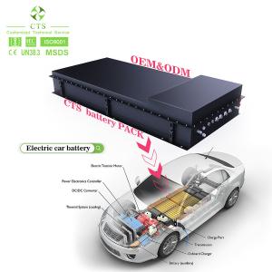 China CTS OEM 300V 345V 450V 560V 105ah 200ah 412ah 50kw 120kw lithium ion battery pack for ev truck bus boat factory
