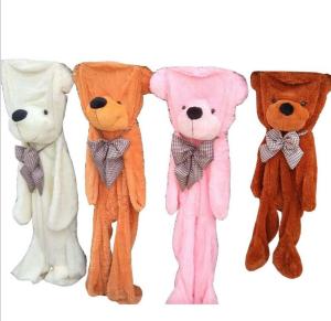 China Large Size Plush Skin Teddy Bear Jumbo Size Skin Animal Toys Big Size factory