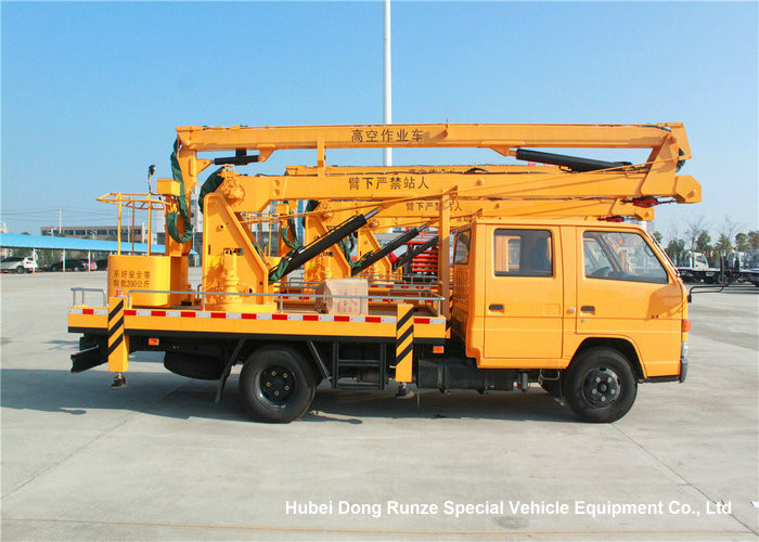 JMC 14-16m 4x2 Double Cabin Aerial Platform Truck For High Operation Working