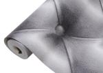 3D Effect European Style Black and White Leather Pattern Wallpaper