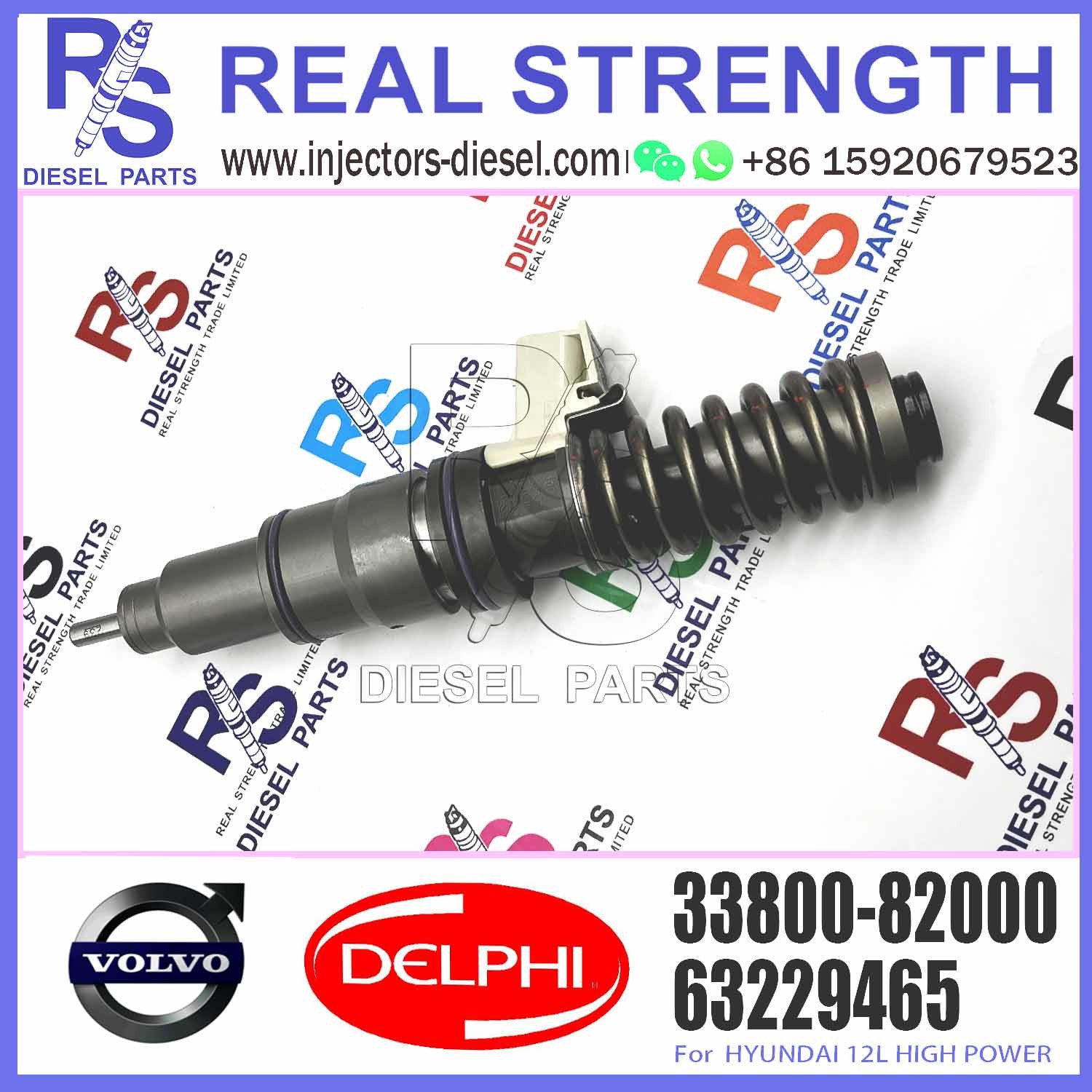 BEBE4D19001 Electronic Unit Injectors diesel fuel common rail injector 33800-82000 for V-O-L-V