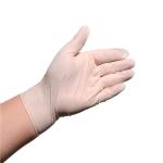 High Strength Medical Latex Gloves Cream Color Powdered / Powder Free
