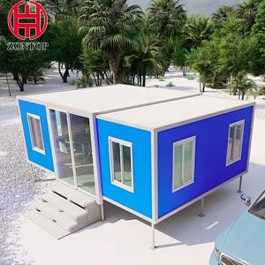 Zontop China Luxury Prefabricated 20ft Expandable Container Modular Home Prefab