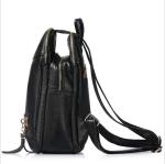 Genuine cow leather school bags black women's bags fashion travelling shoulder