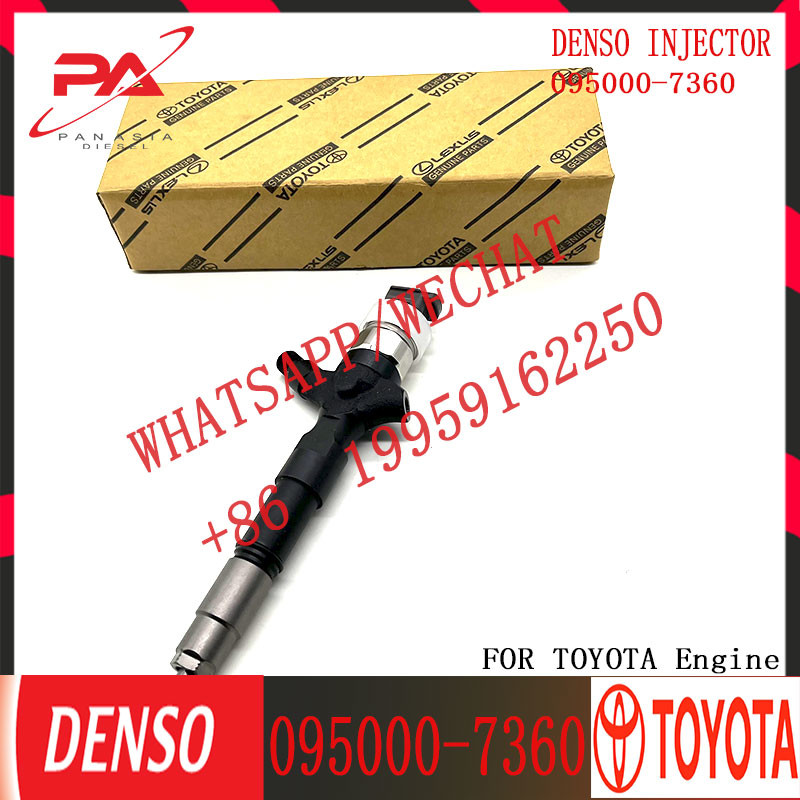 Den-so Original Common Rail Fuel Injector 095000-6870 095000-7360 For TOYO-TA 1KD-FTV 236770-39155